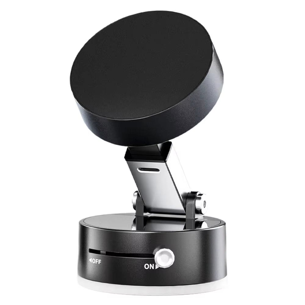 360-Degree Rotatable Vacuum Magnetic Suction Cup Phone Stand - Ideal for Cars, Trucks, and SUVs